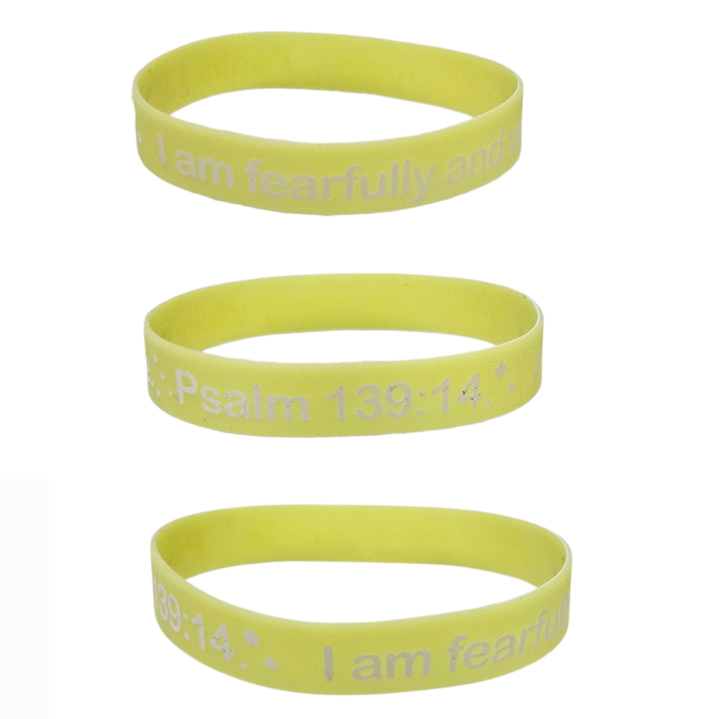 Christian Bible Verse Silicone Wristbands | Faith Bracelet, Christian Wristband, Scripture Bracelet – Unisex