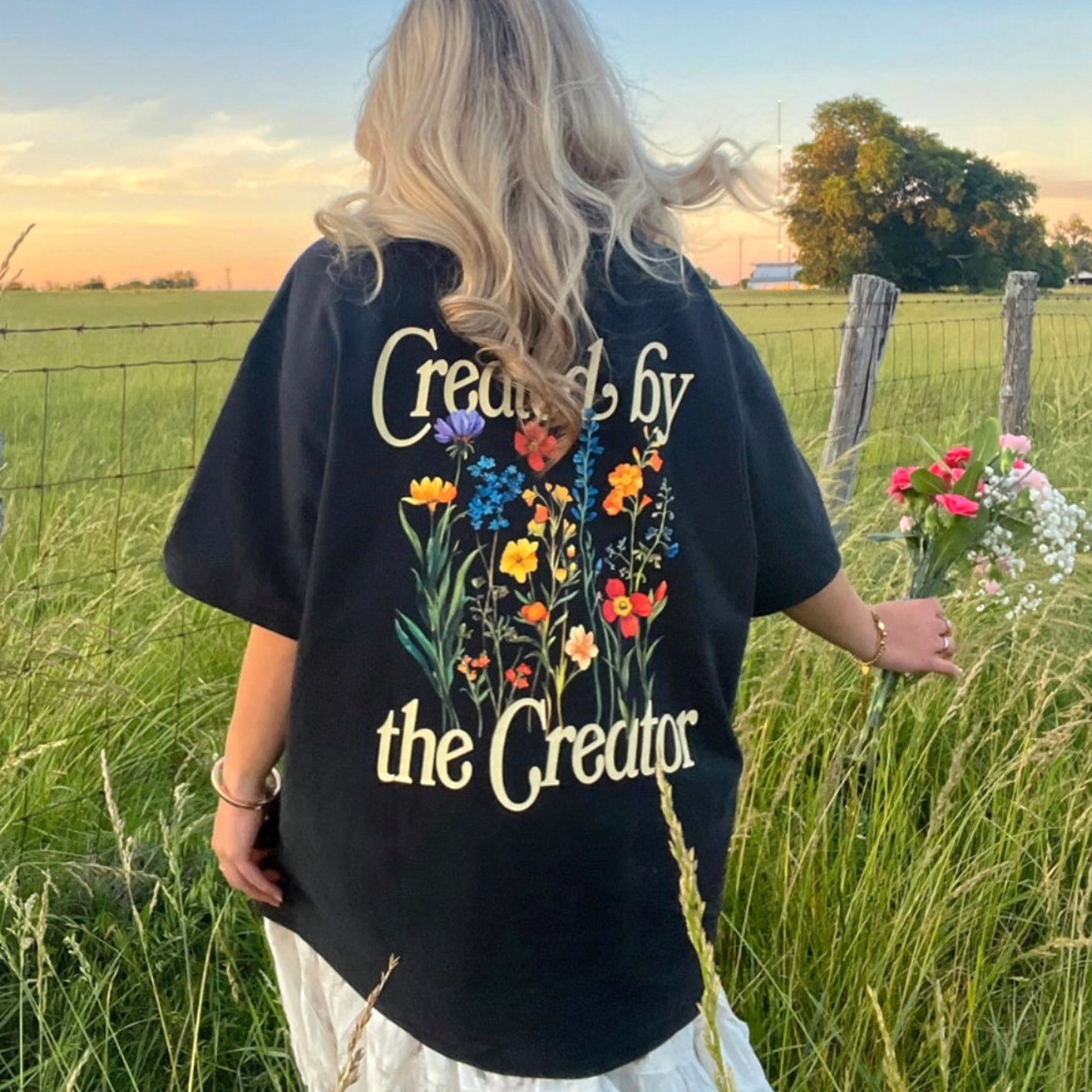 Elevated Faith Created by the Creator Christian T-Shirt | Unisex Tee