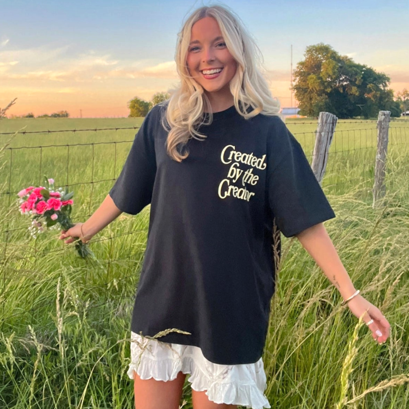 Elevated Faith Created by the Creator Christian T-Shirt | Unisex Tee