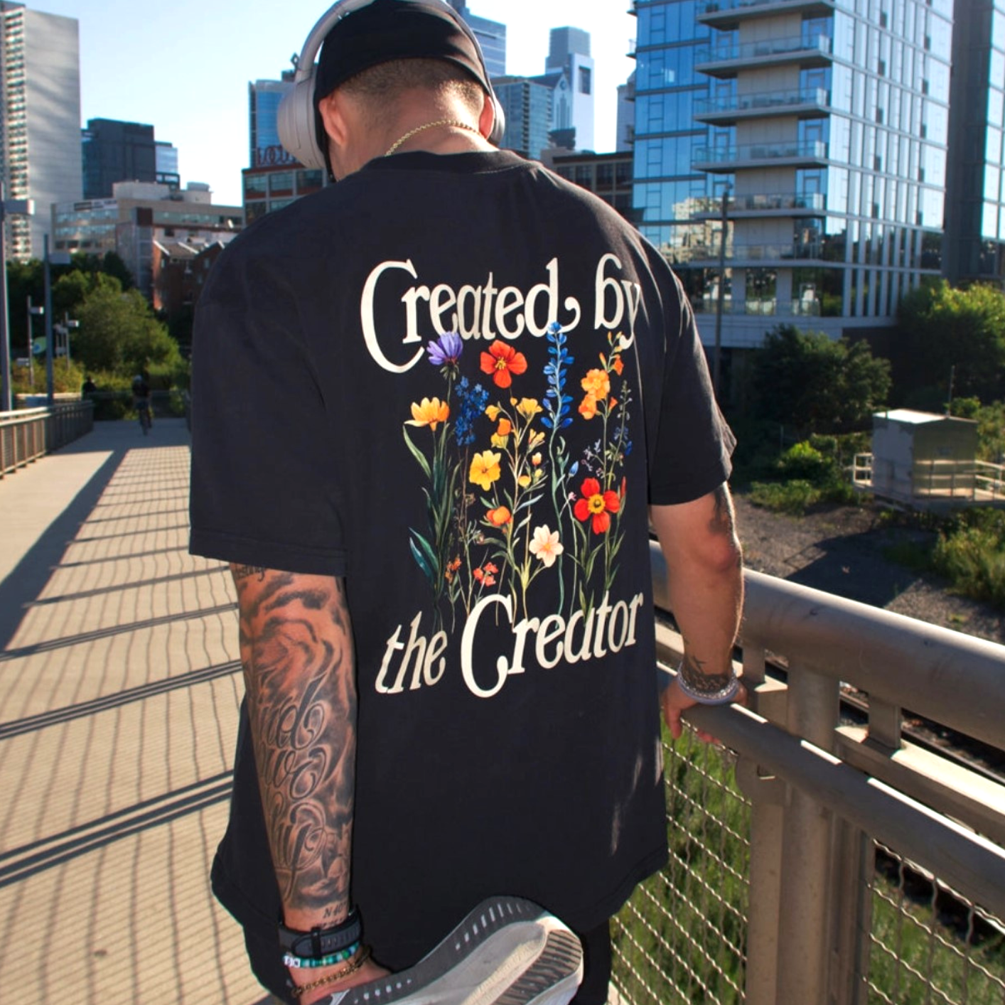 Elevated Faith Created by the Creator Christian T-Shirt | Unisex Tee