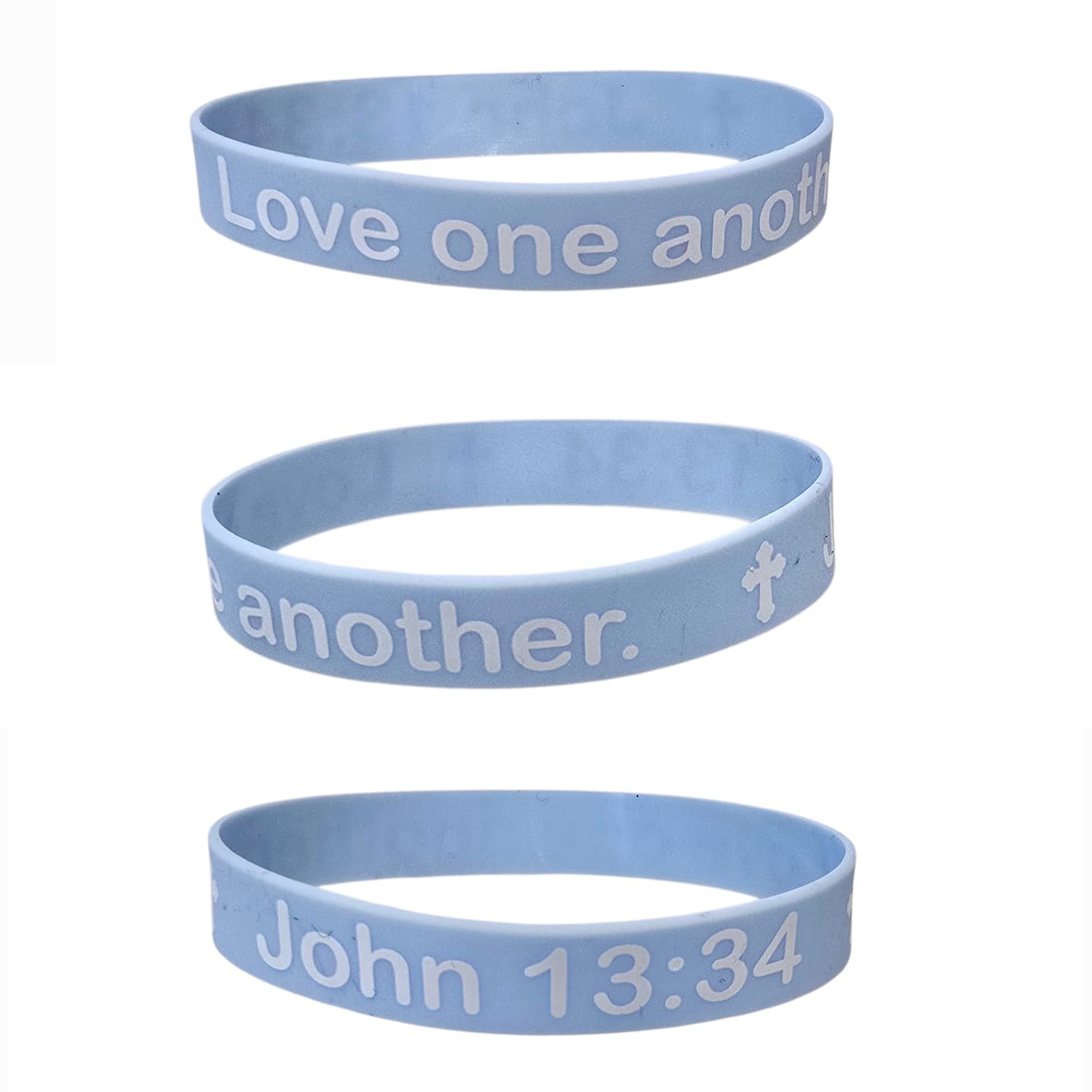 Christian Bible Verse Silicone Wristbands | Faith Bracelet, Christian Wristband, Scripture Bracelet – Unisex