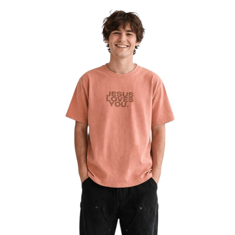 Comfort Colors® Jesus Loves You Logo Christian T-Shirt | Unisex Tee