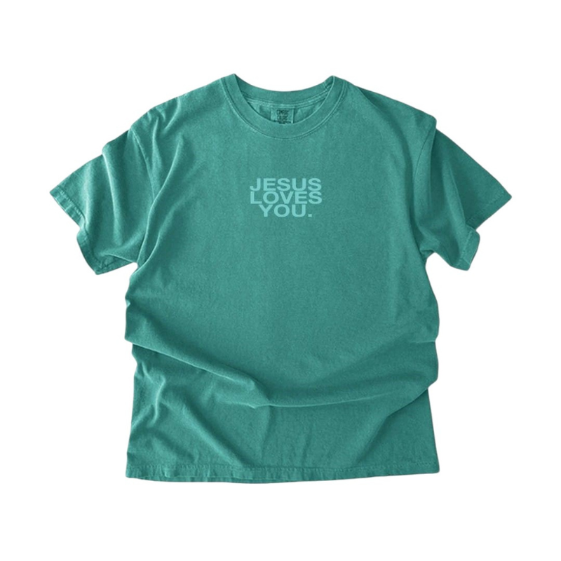 Comfort Colors® Jesus Loves You Logo Christian T-Shirt | Unisex Tee