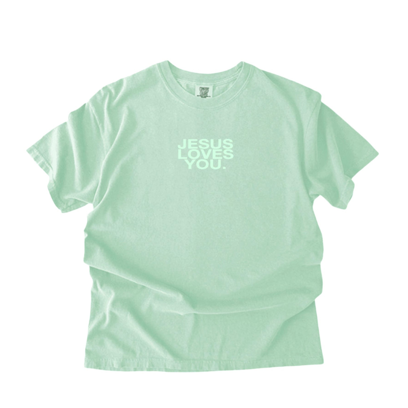 Comfort Colors® Jesus Loves You Logo Christian T-Shirt | Unisex Tee