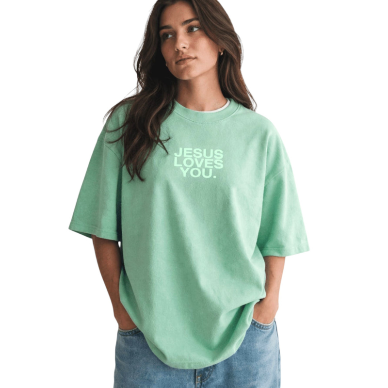 Comfort Colors® Jesus Loves You Logo Christian T-Shirt | Unisex Tee