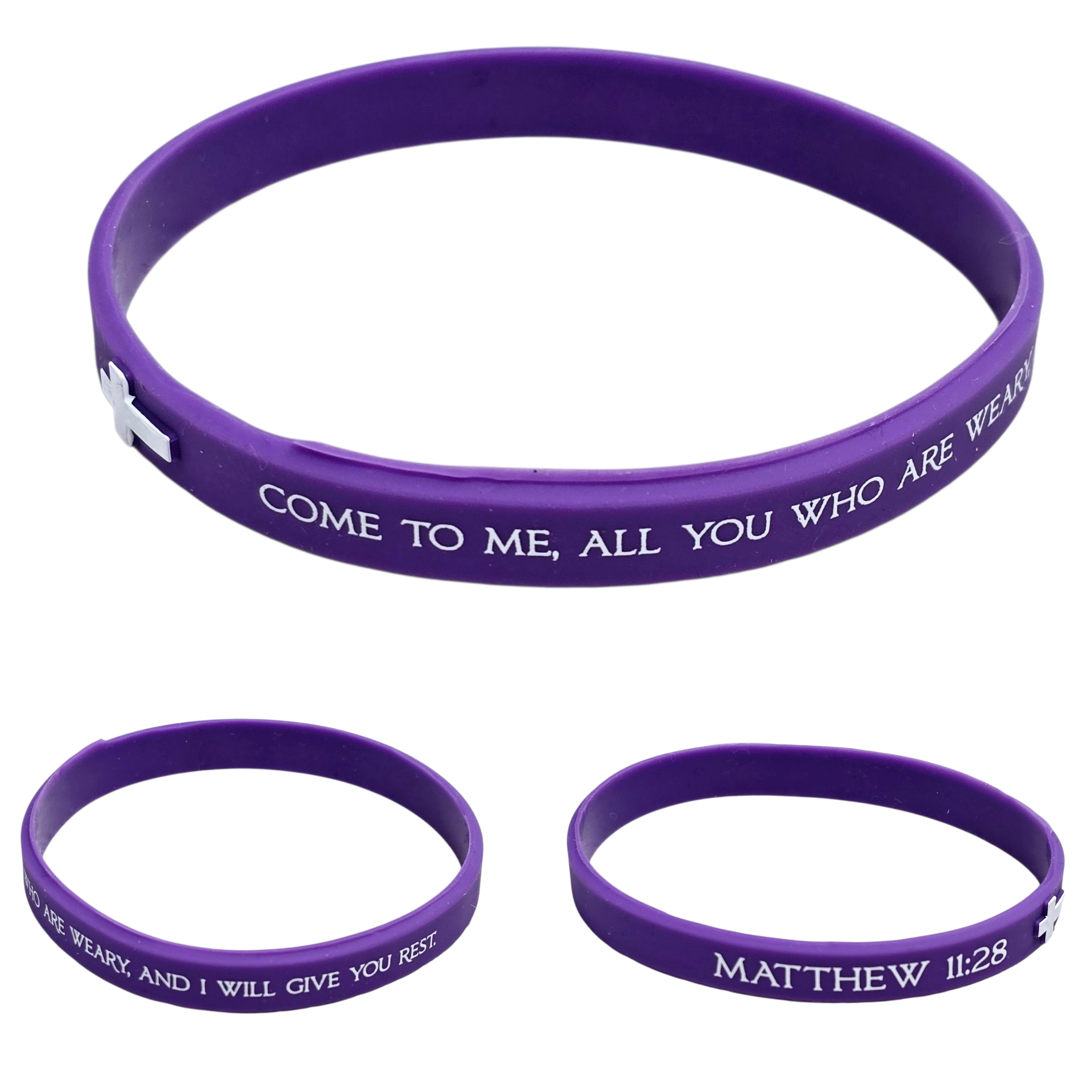 Christian Bible Verse Silicone Wristbands | Scripture Faith Bracelets – Unisex Christian Jewelry