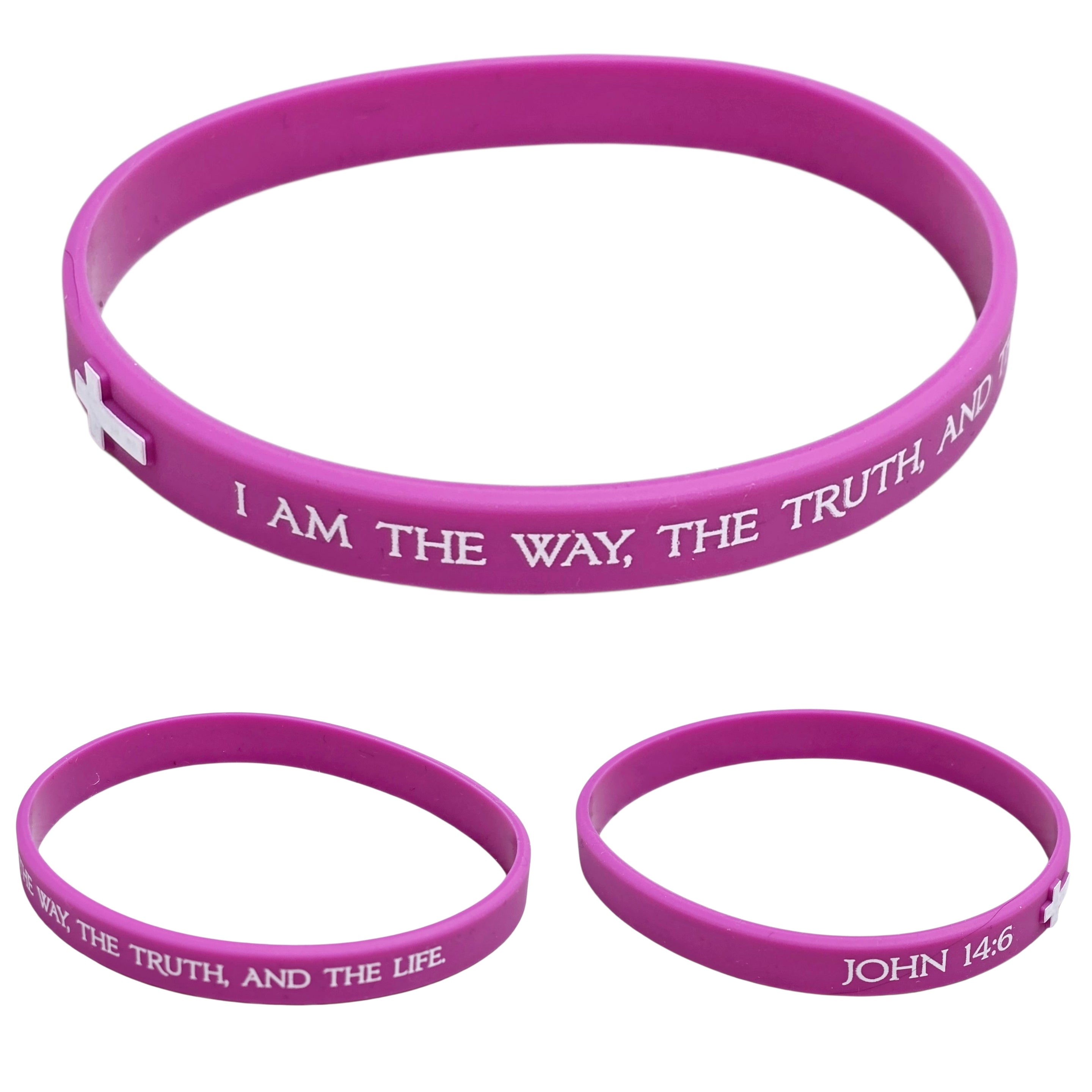 Christian Bible Verse Silicone Wristbands | Scripture Faith Bracelets – Unisex Christian Jewelry