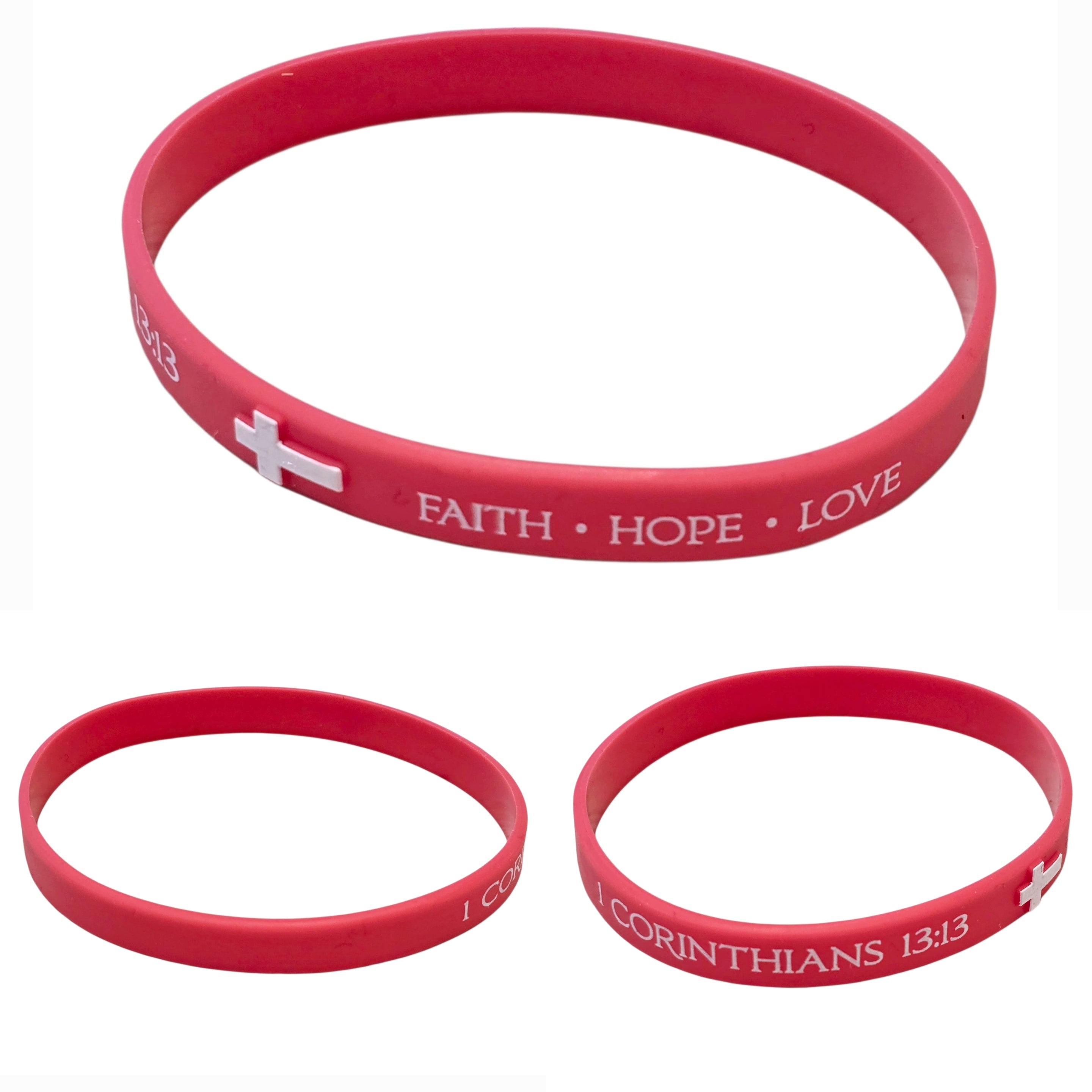 Christian Bible Verse Silicone Wristbands | Scripture Faith Bracelets – Unisex Christian Jewelry