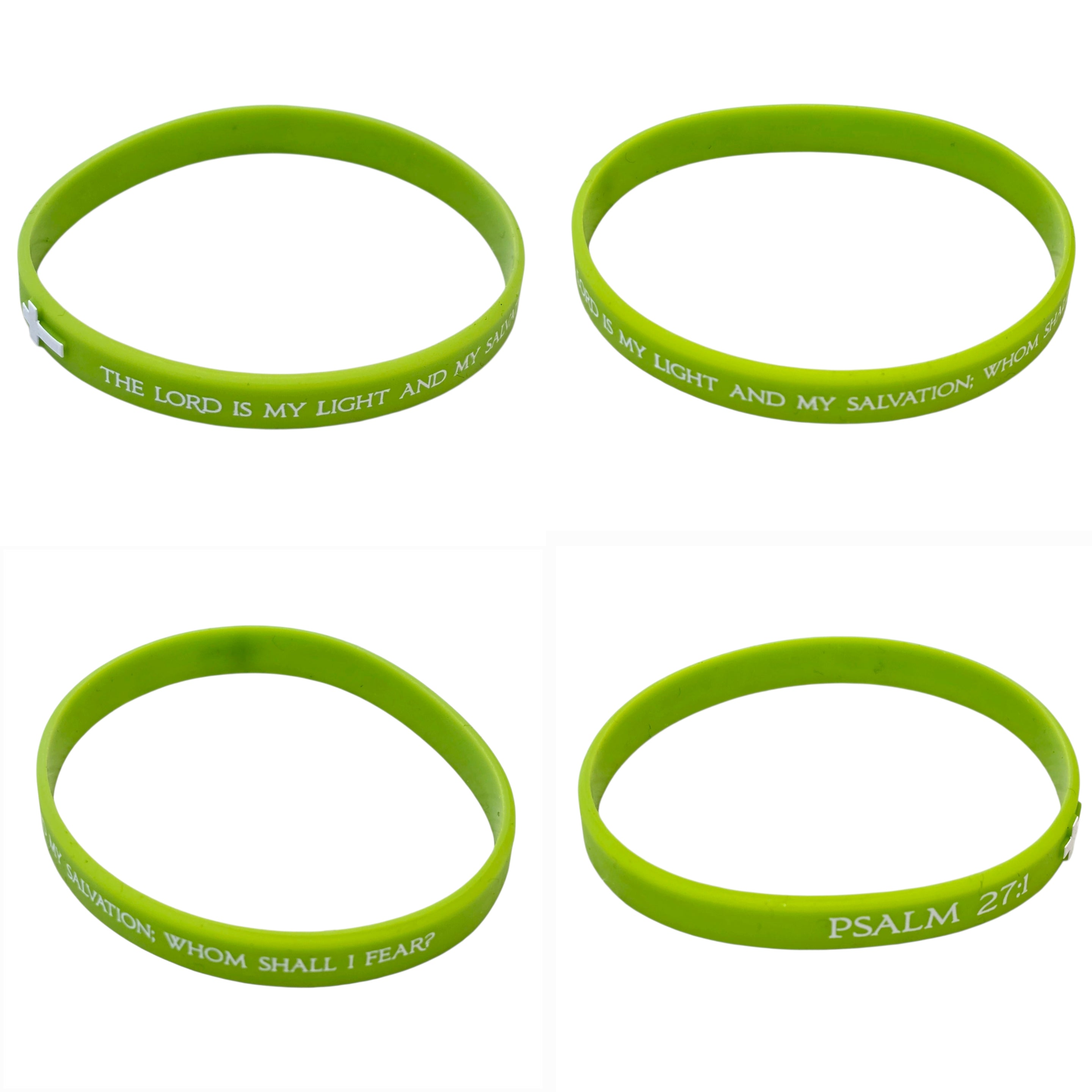 Christian Bible Verse Silicone Wristbands | Scripture Faith Bracelets – Unisex Christian Jewelry