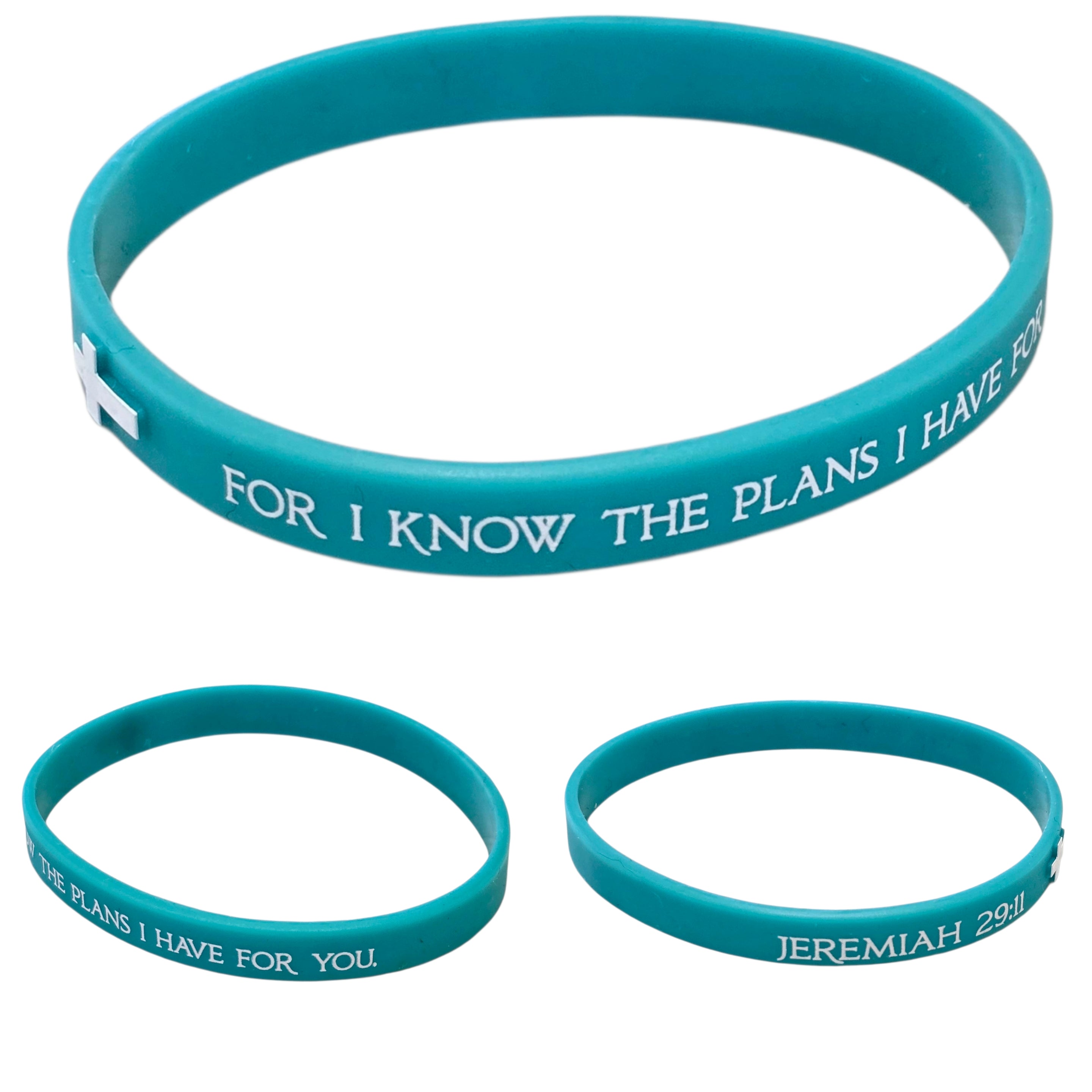 Christian Bible Verse Silicone Wristbands | Scripture Faith Bracelets – Unisex Christian Jewelry