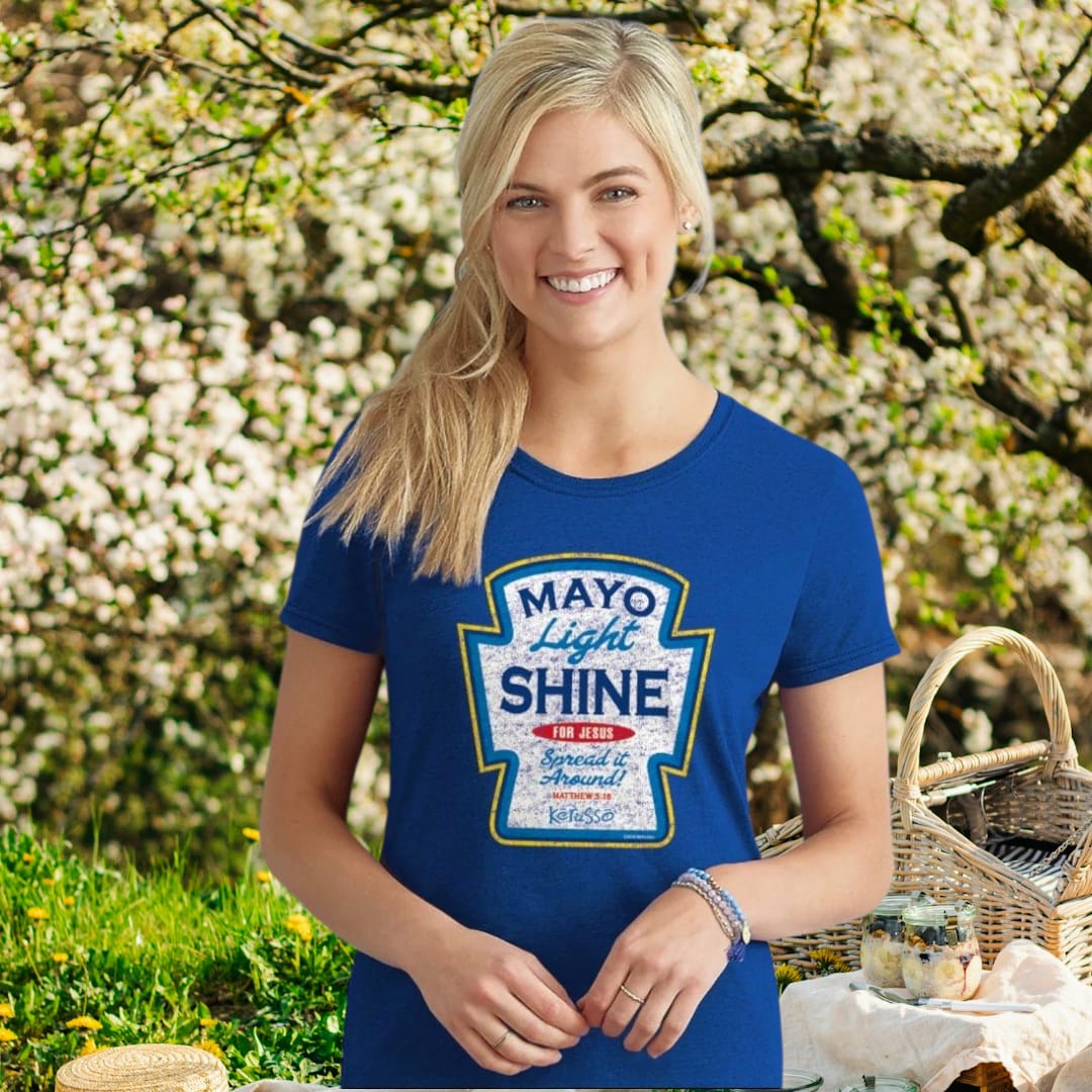 Mayo Light Shine Adult Unisex Short Sleeve T-Shirt - APT2989