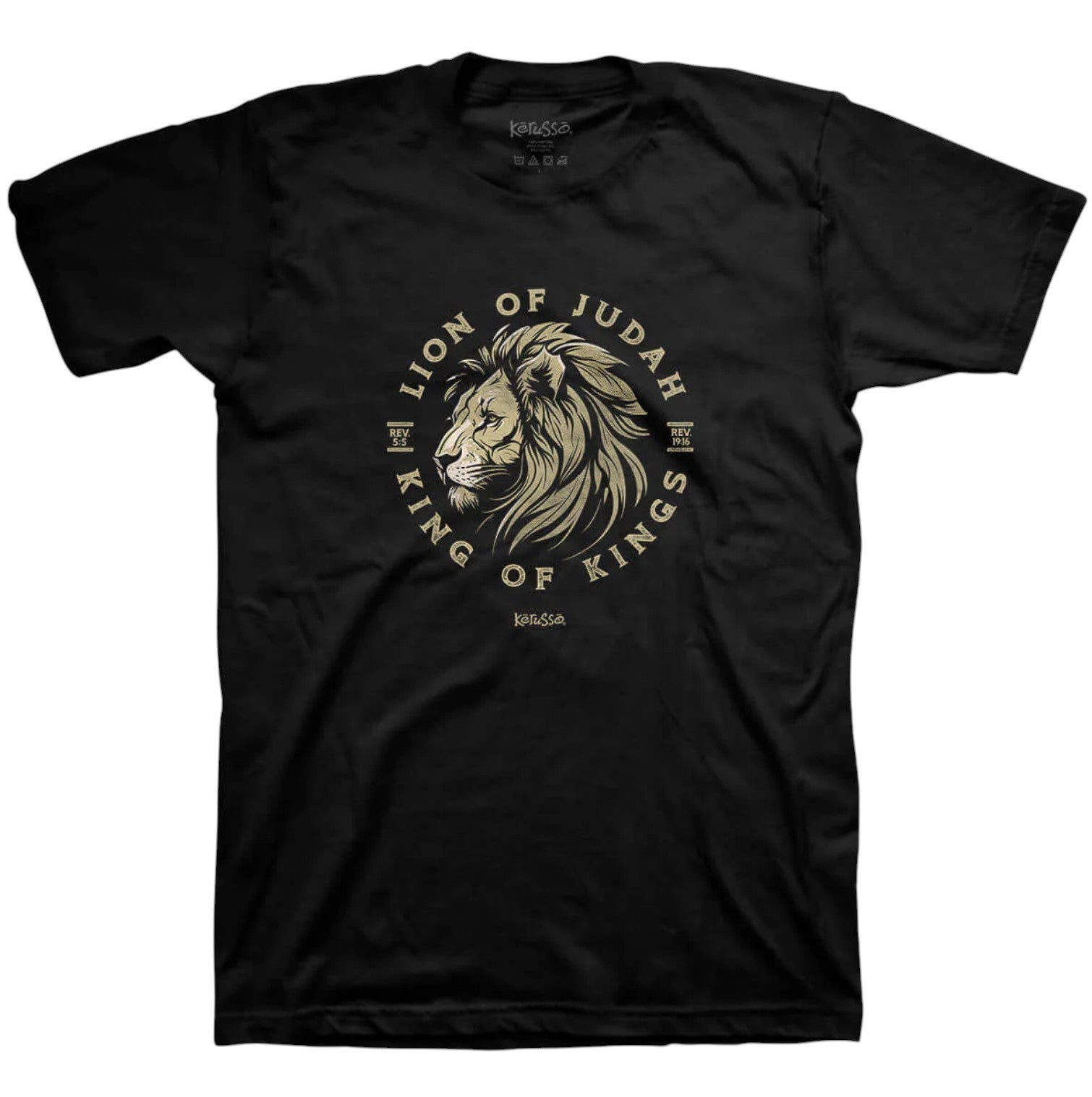Lion Of Judah King Of Kings Adult Unisex Short Sleeve T-Shirt - APT4678