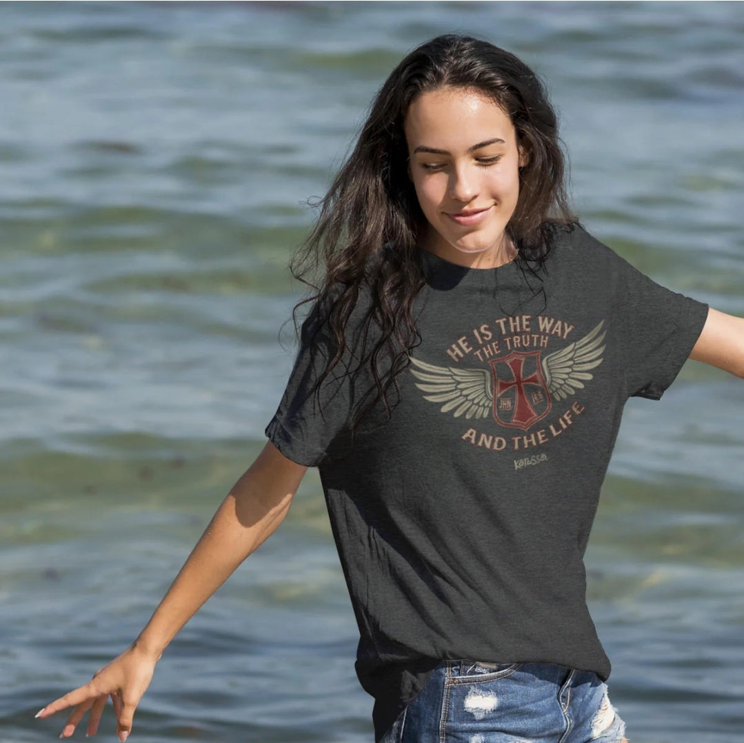 Wings Adult Unisex Short Sleeve T-Shirt - APT5005