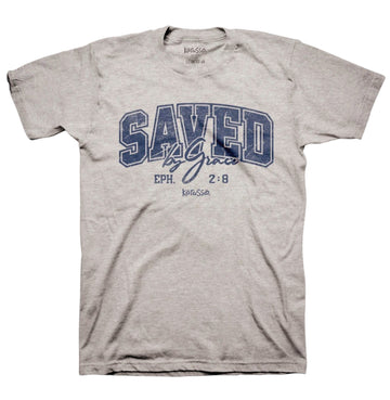 Saved By Grace Adult Unisex Short Sleeve T-Shirt - APT5008