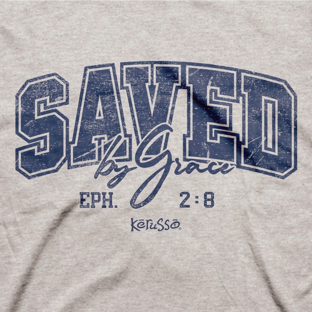 Saved By Grace Adult Unisex Short Sleeve T-Shirt - APT5008