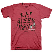 Eat Sleep Pray Adult Unisex Short Sleeve T-Shirt - APT5009