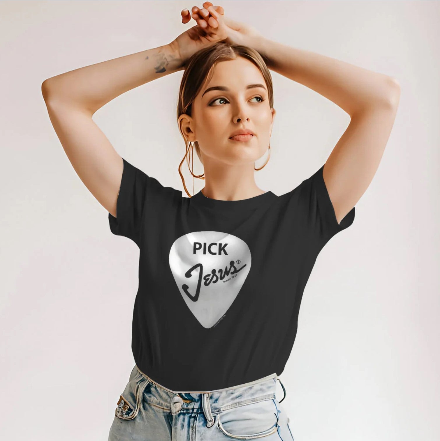 Pick Jesus Adult Unisex Short Sleeve T-Shirt - APT5017