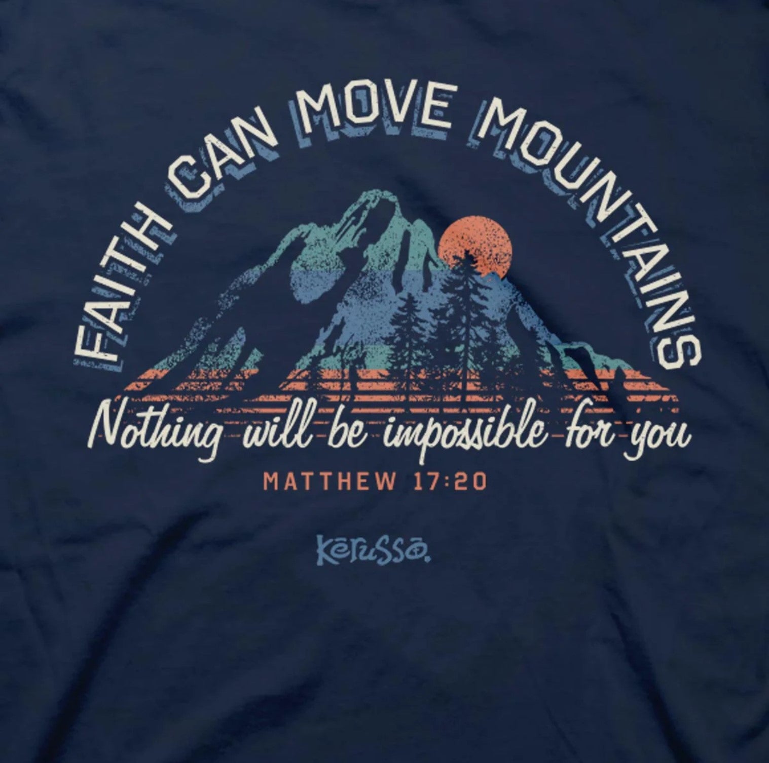 Move Mountains Adult Unisex Short Sleeve T-Shirt - APT5168