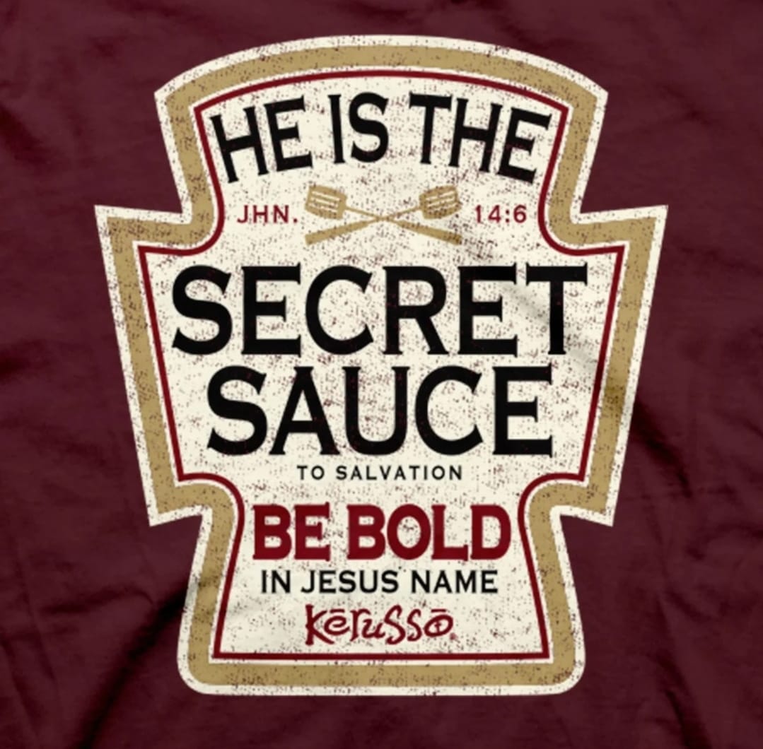 Secret Sauce Adult Unisex Short Sleeve T-Shirt - APT5174