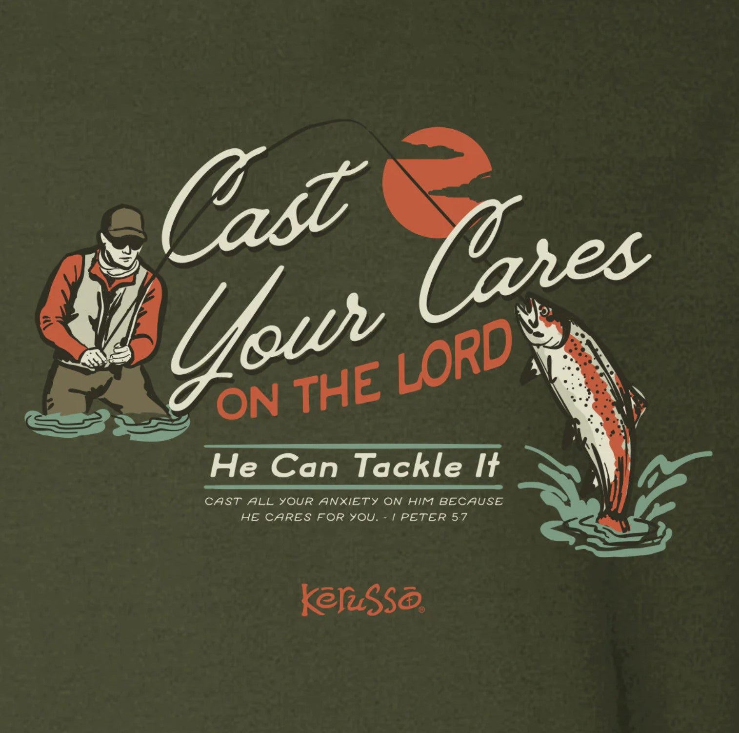 Cast Your Cares Adult Unisex Long Sleeve Sweatshirt - ASW5185