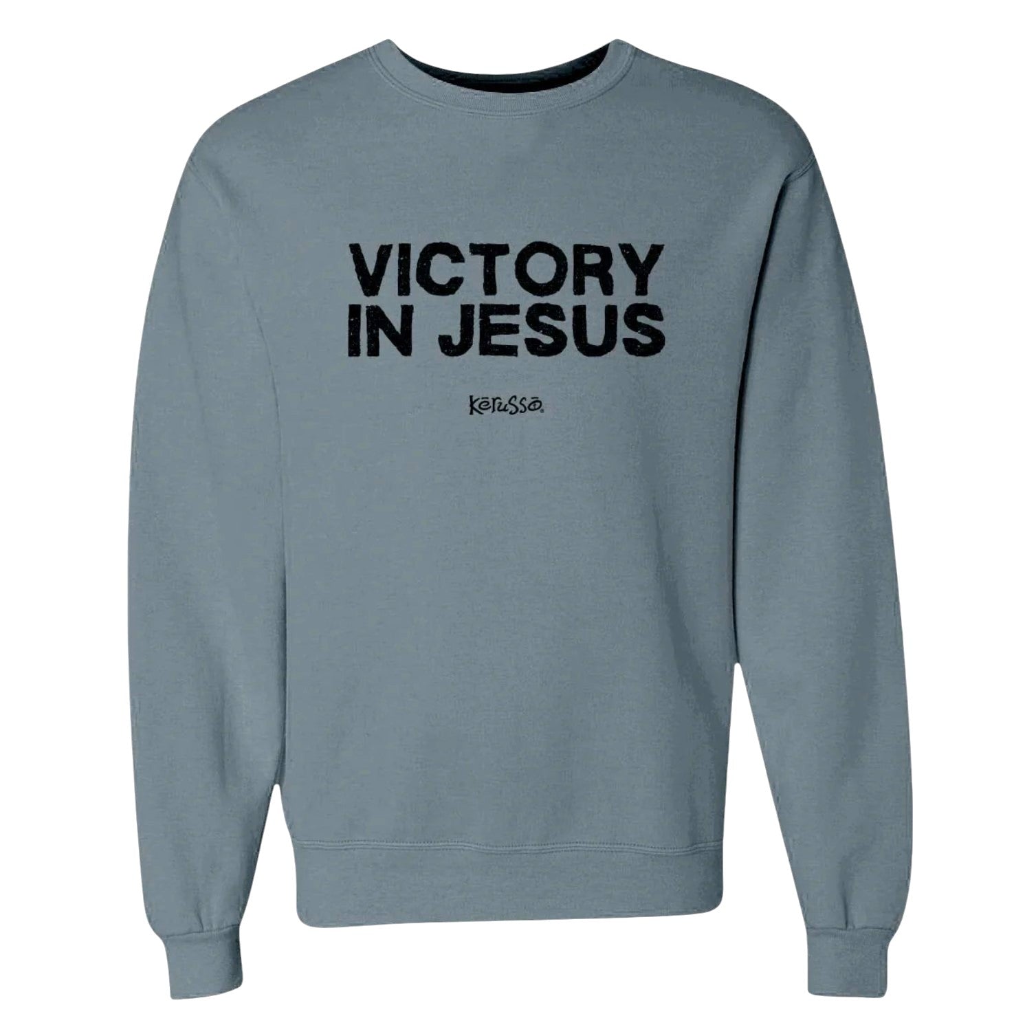 Victory In Jesus Adult Unisex Long Sleeve Sweatshirt - ASW5186