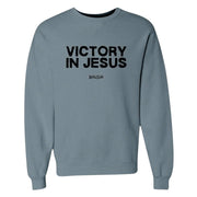 Victory In Jesus Adult Unisex Long Sleeve Sweatshirt - ASW5186
