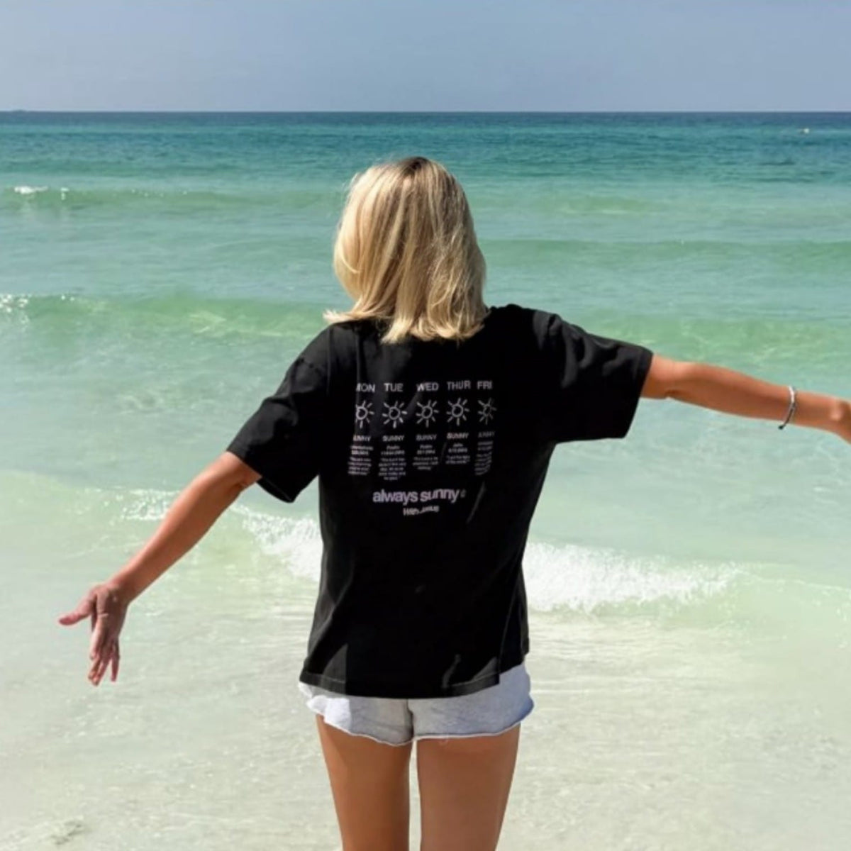Elevated Faith Always Sunny with Jesus Christian T-Shirt | Unisex Tee