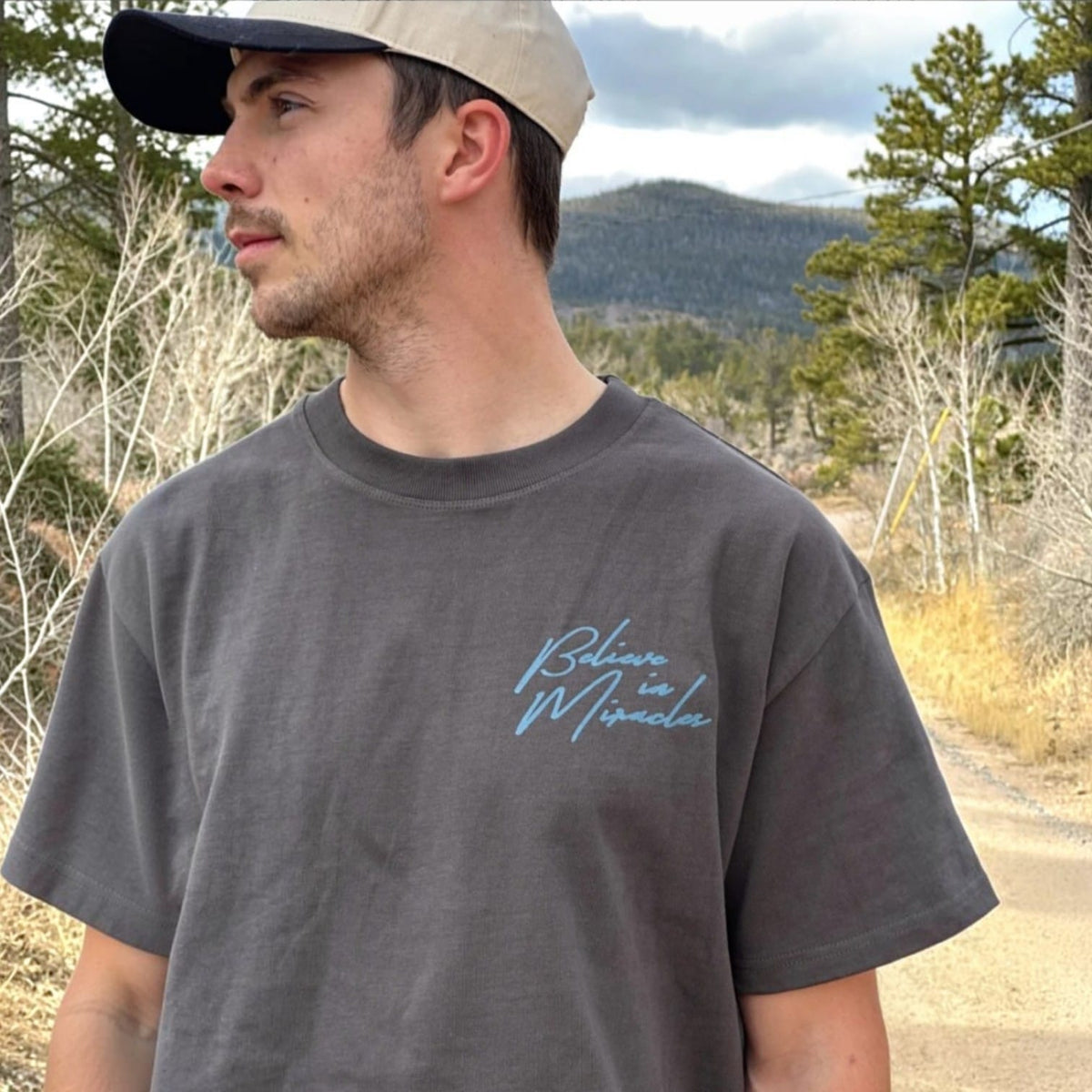 Elevated Faith Believe In Miracles Heavyweight Christian T-Shirt | Unisex Tee
