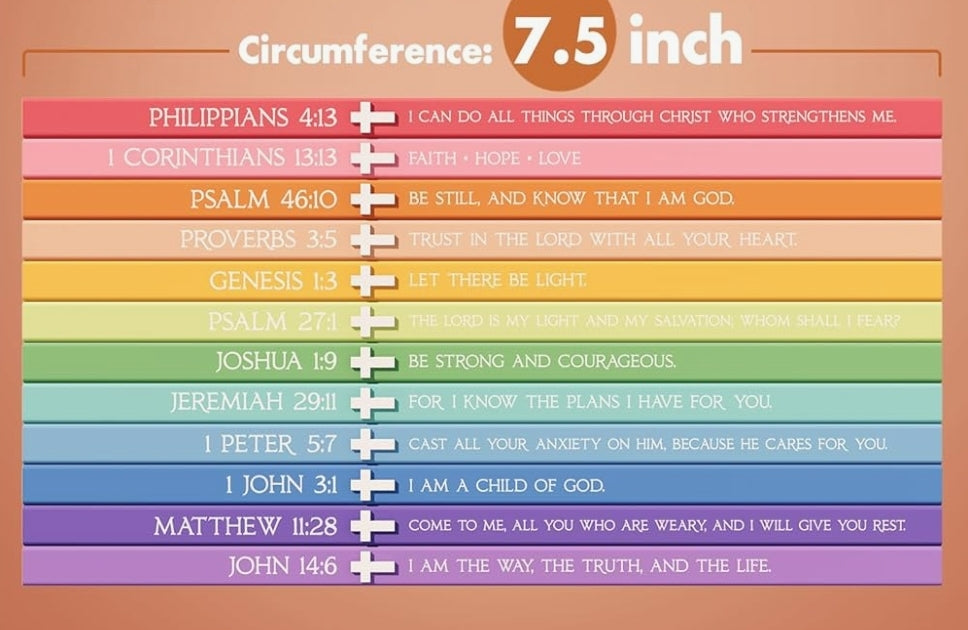 Christian Bible Verse Silicone Wristbands | Scripture Faith Bracelets – Unisex Christian Jewelry