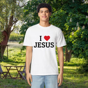 Comfort Colors® I ❤️ Jesus Christian T-Shirt | Unisex Tee