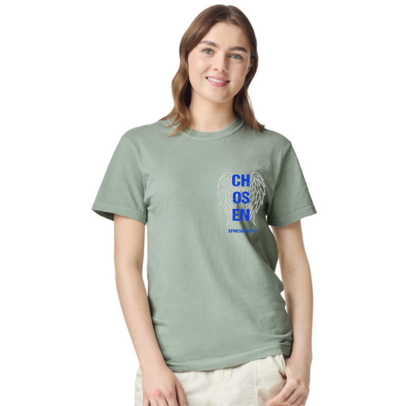 Comfort Colors® CHOSEN EPHESIANS 1:4 Christian T-Shirt | Unisex Tee