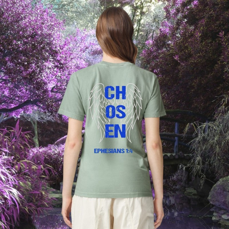 Comfort Colors® CHOSEN EPHESIANS 1:4 Christian T-Shirt | Unisex Tee
