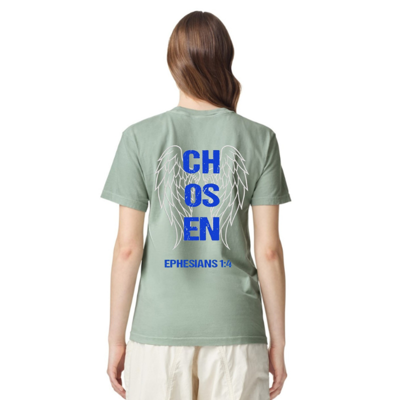 Comfort Colors® CHOSEN EPHESIANS 1:4 Christian T-Shirt | Unisex Tee