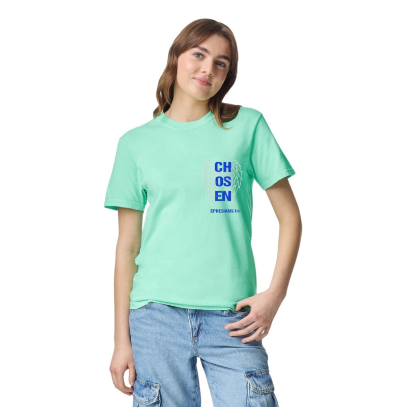 Comfort Colors® CHOSEN EPHESIANS 1:4 Christian T-Shirt | Unisex Tee