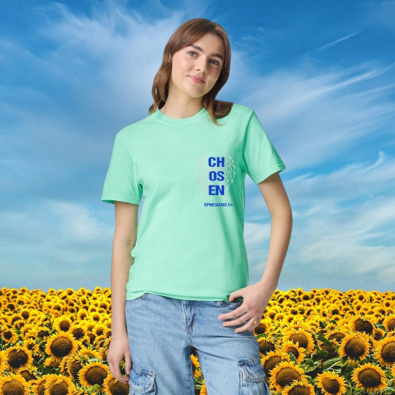 Comfort Colors® CHOSEN EPHESIANS 1:4 Christian T-Shirt | Unisex Tee
