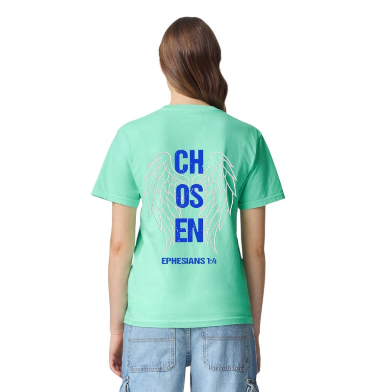 Comfort Colors® CHOSEN EPHESIANS 1:4 Christian T-Shirt | Unisex Tee
