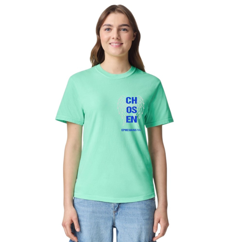 Comfort Colors® CHOSEN EPHESIANS 1:4 Christian T-Shirt | Unisex Tee