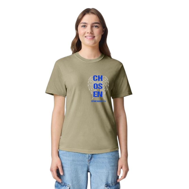 Comfort Colors® CHOSEN EPHESIANS 1:4 Christian T-Shirt | Unisex Tee