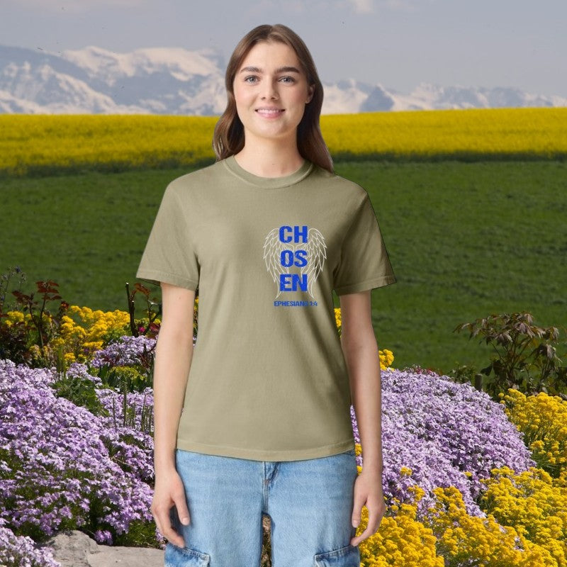 Comfort Colors® CHOSEN EPHESIANS 1:4 Christian T-Shirt | Unisex Tee