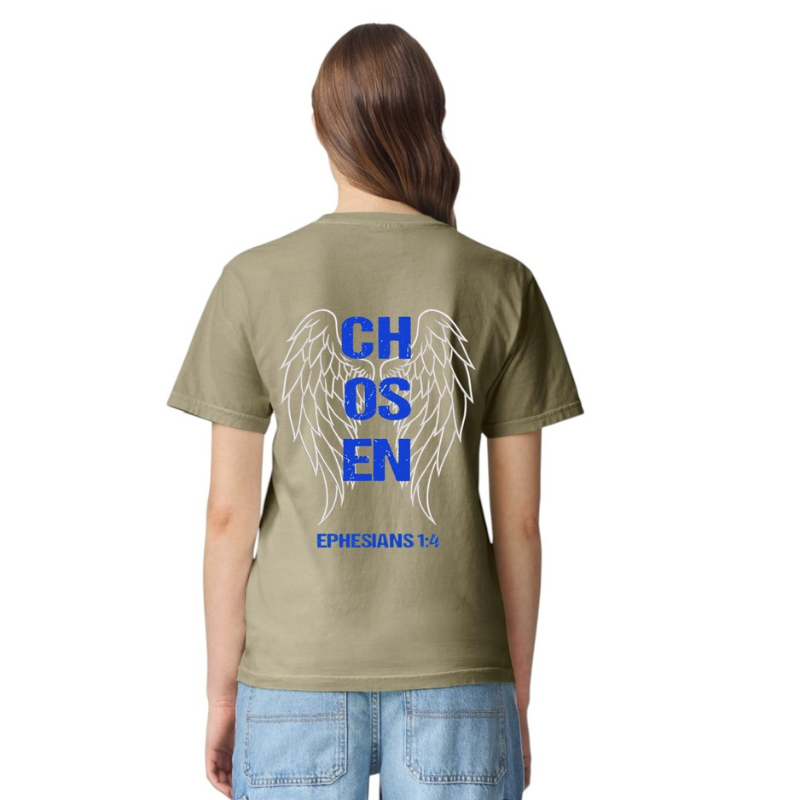 Comfort Colors® CHOSEN EPHESIANS 1:4 Christian T-Shirt | Unisex Tee