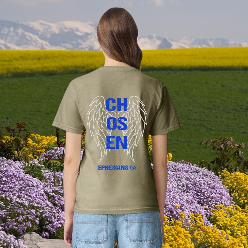 Comfort Colors® CHOSEN EPHESIANS 1:4 Christian T-Shirt | Unisex Tee