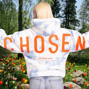 🔥 God’s Love Overcomes Hoodie – CHOSEN - Blue Cloud | Viral Faith-Based Streetwear
