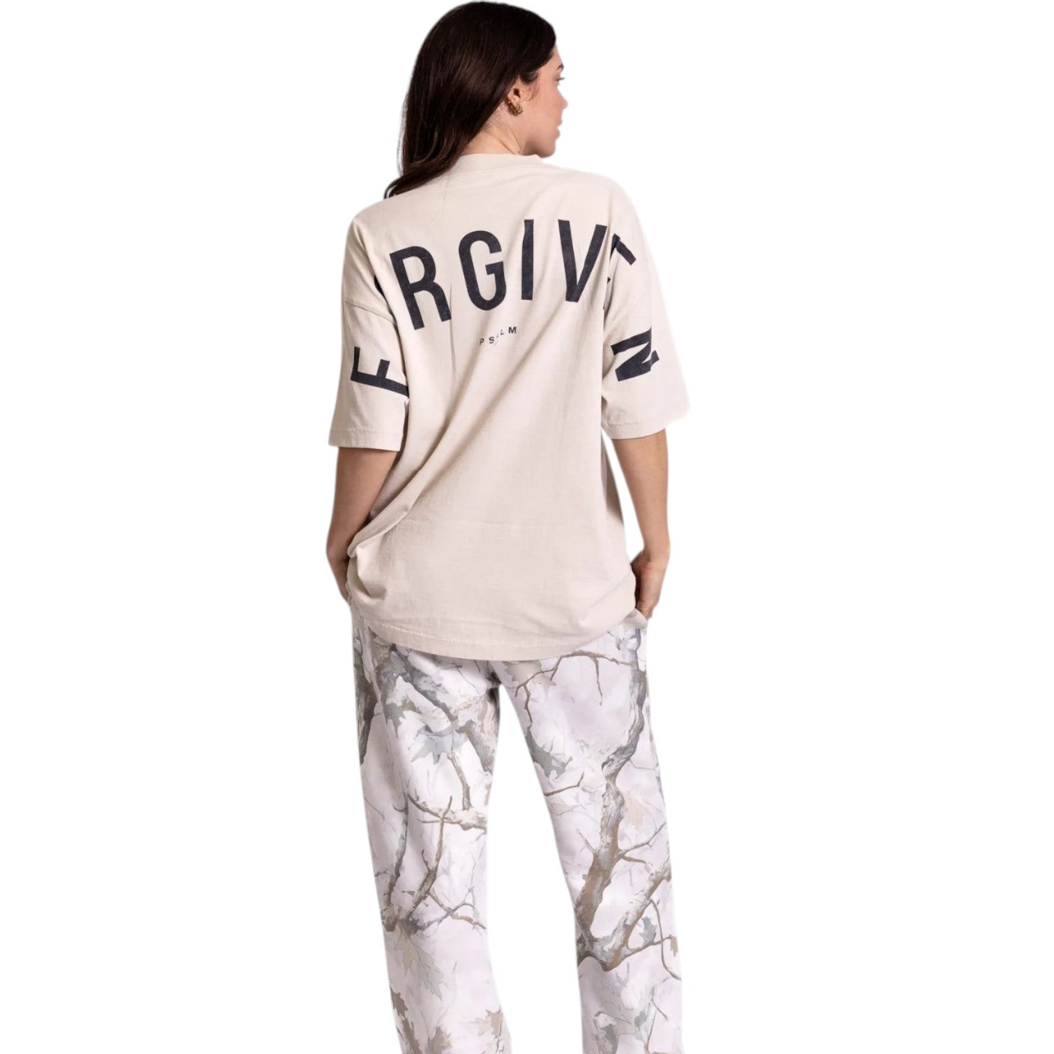 🔥 God’s Love Overcomes Mineral Wash Tee – FORGIVEN - COCONUT MILK | Viral Faith-Based Streetwear