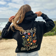 Elevated Faith Created by the Creator Christian Pullover Hoodie | Unisex