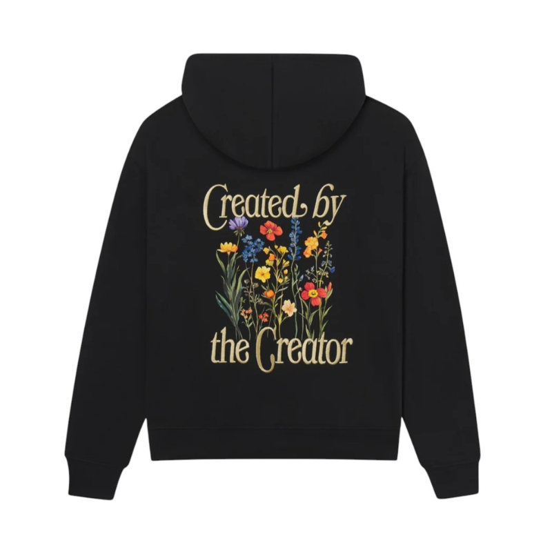 Elevated Faith Created by the Creator Christian Pullover Hoodie | Unisex