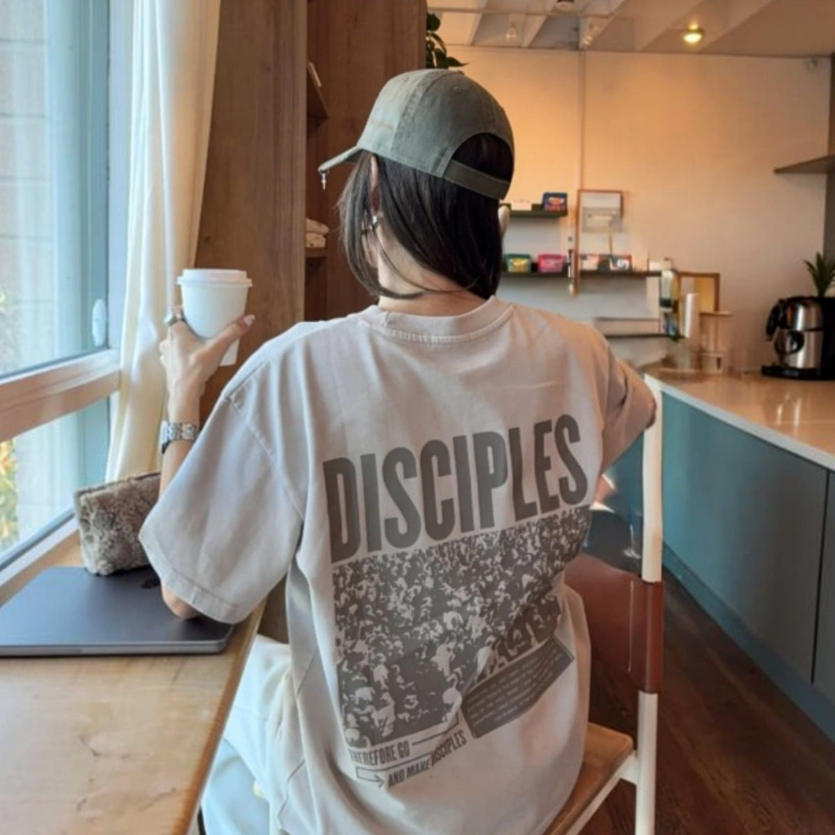 Elevated Faith Disciples Christian T-Shirt | Unisex Tee Chateau Grey