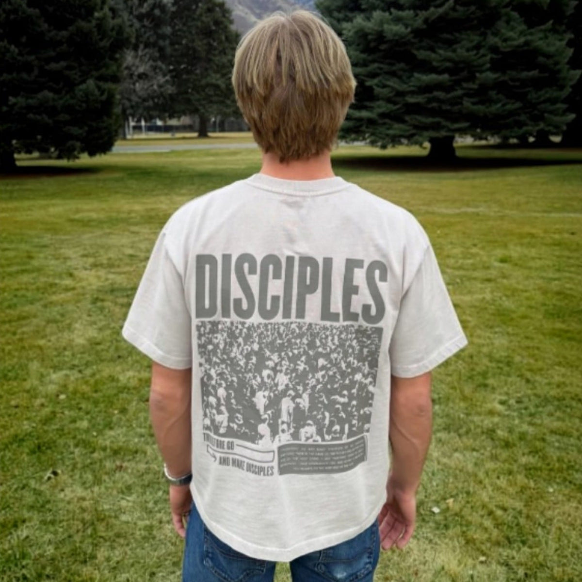 Elevated Faith Disciples Christian T-Shirt | Unisex Tee Chateau Grey