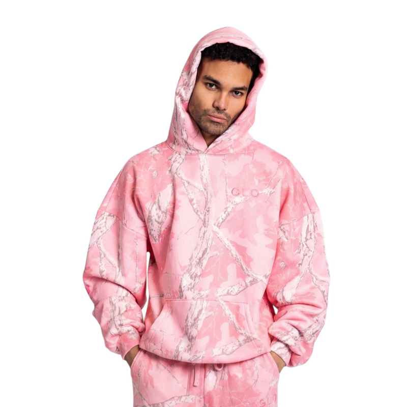 🔥 God’s Love Overcomes Hoodie – FORGIVEN - Pink Camo | Viral Faith-Based Streetwear