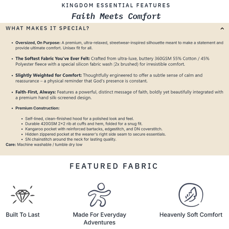 🔥 God’s Love Overcomes Hoodie – Coffee Bean | Viral Faith-Based Streetwear