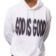 Jesus Loves You™ God Is Good Christian Hoodie | White Unisex